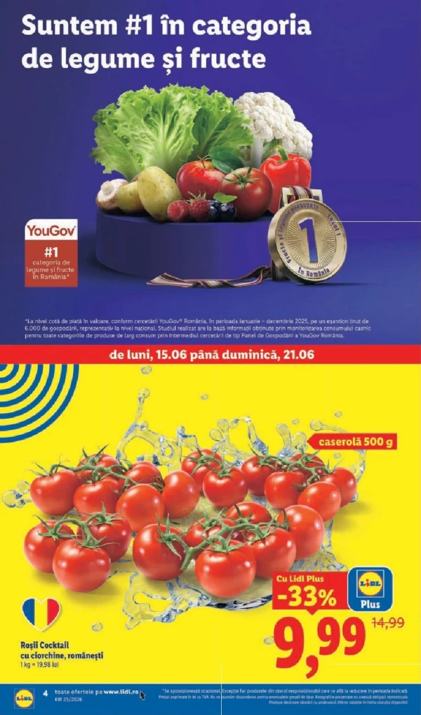 Catalog Lidl - Catalogul cu reduceri, pagina 4: reduceri și oferte 15 - 21 iunie 2026