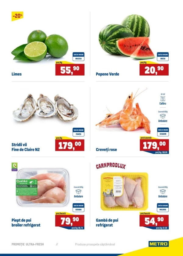 Catalog Metro - Oferte săptămânale la produse proaspete, pagina 3: reduceri și oferte 11 - 17 iunie 2026