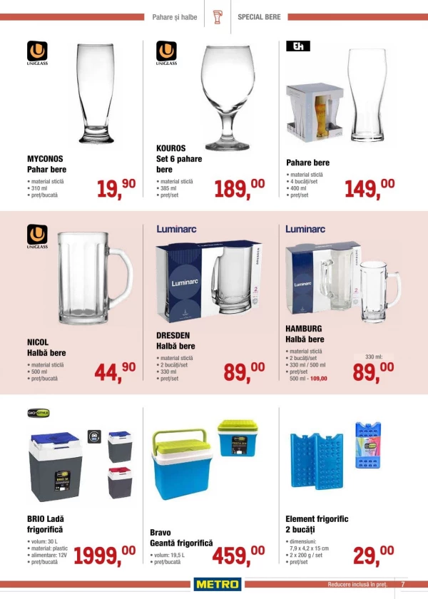 Catalog Metro - Catalog special - bere, pagina 7: reduceri și oferte 11 - 24 iunie 2026