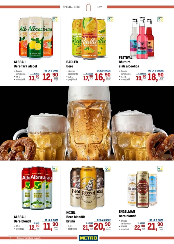 Catalog Metro - Catalog special - bere, pagina 2: reduceri și oferte 11 - 24 iunie 2026