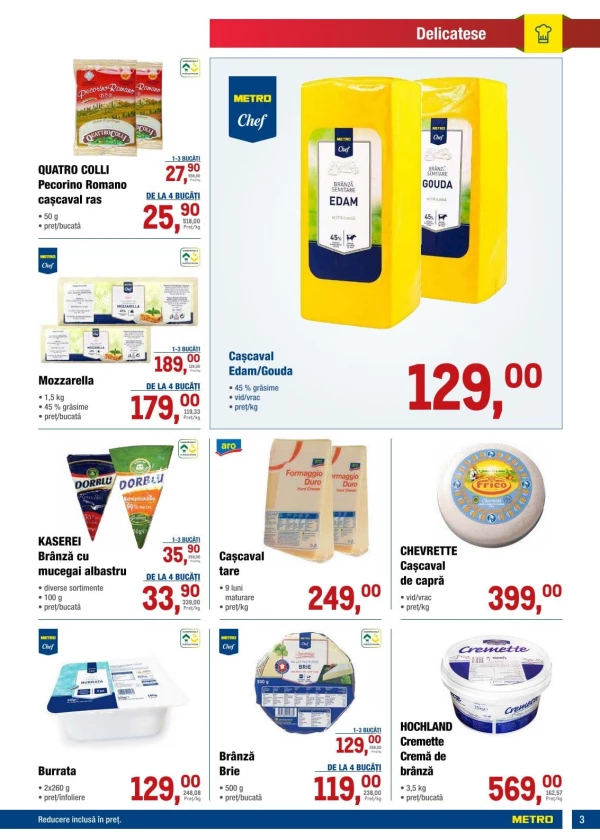 Catalog Metro - Catalogul cu reduceri, pagina 3: reduceri și oferte 11 - 24 iunie 2026