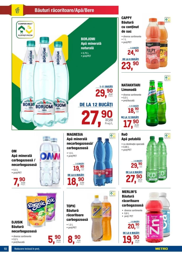 Catalog Metro - Catalogul cu reduceri, pagina 10: reduceri și oferte 11 - 24 iunie 2026