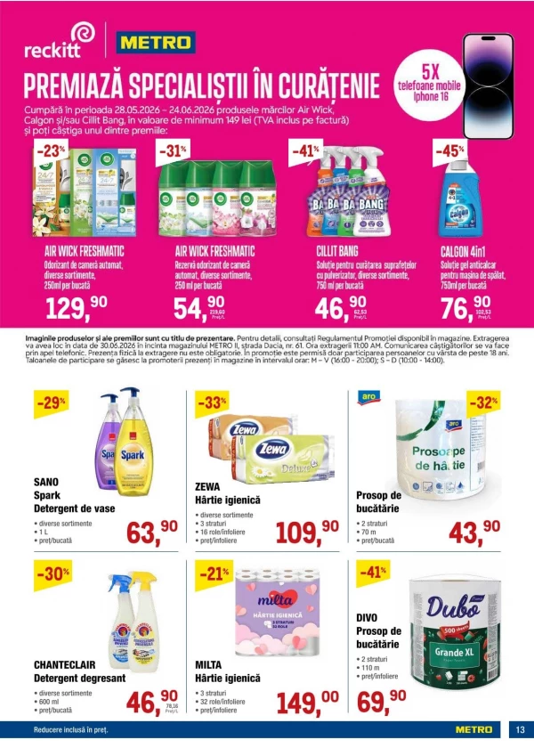 Catalog Metro - Catalogul cu reduceri, pagina 13: reduceri și oferte 11 - 24 iunie 2026