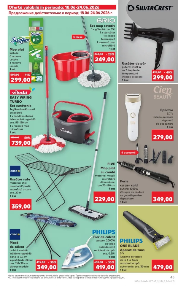 Catalog Kaufland - Catalogul cu reduceri, pagina 45: reduceri și oferte 11 - 17 iunie 2026