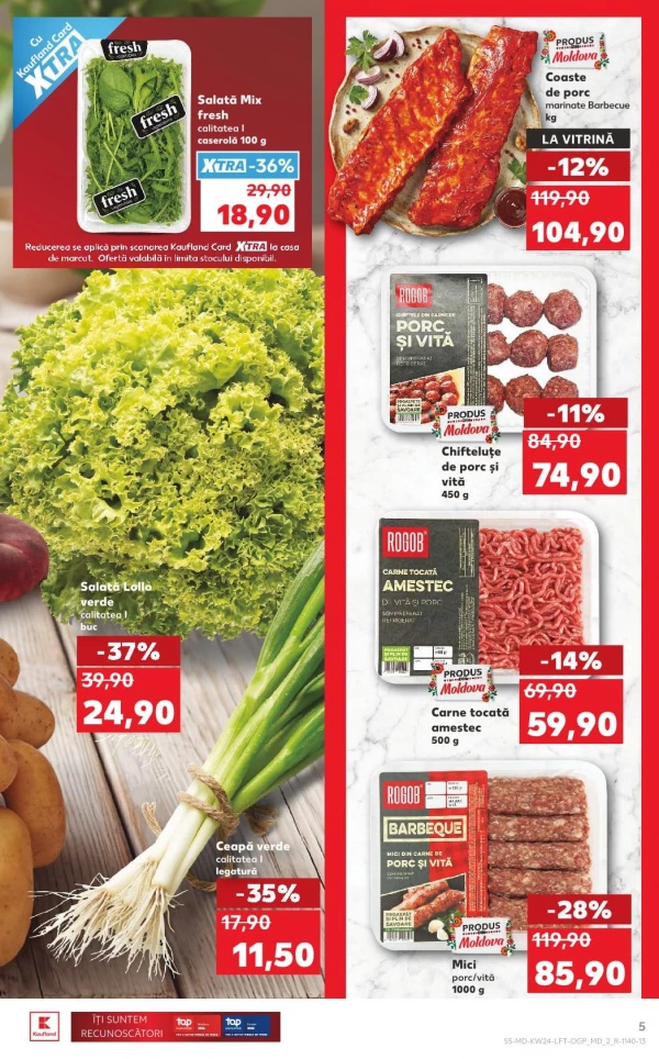 Catalog Kaufland - Catalogul cu reduceri, pagina 5: reduceri și oferte 11 - 17 iunie 2026