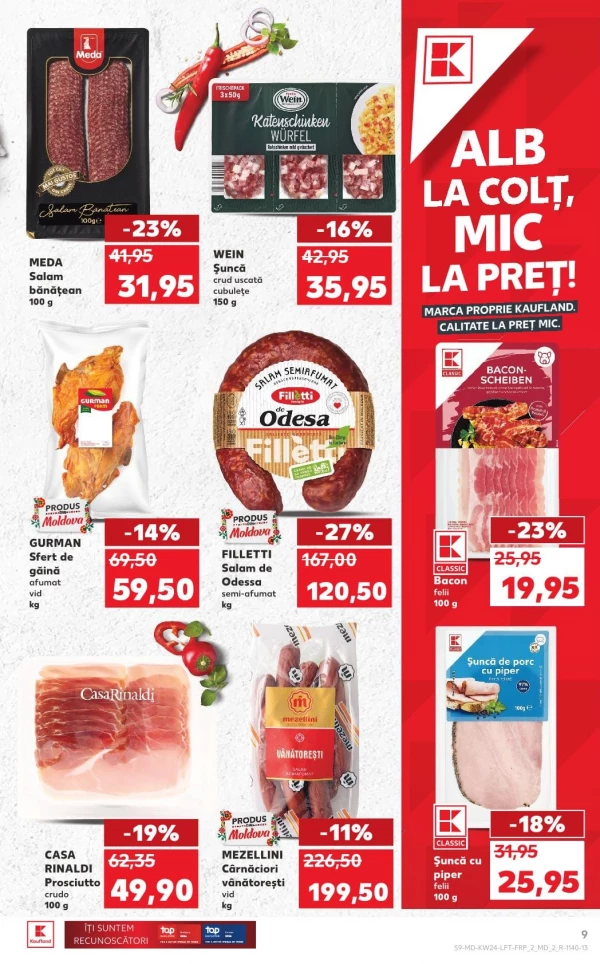 Catalog Kaufland - Catalogul cu reduceri, pagina 9: reduceri și oferte 11 - 17 iunie 2026
