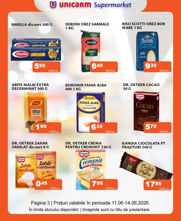 Catalog Unicarm - Catalogul cu reduceri, pagina 3: reduceri și oferte 11 - 14 iunie 2026