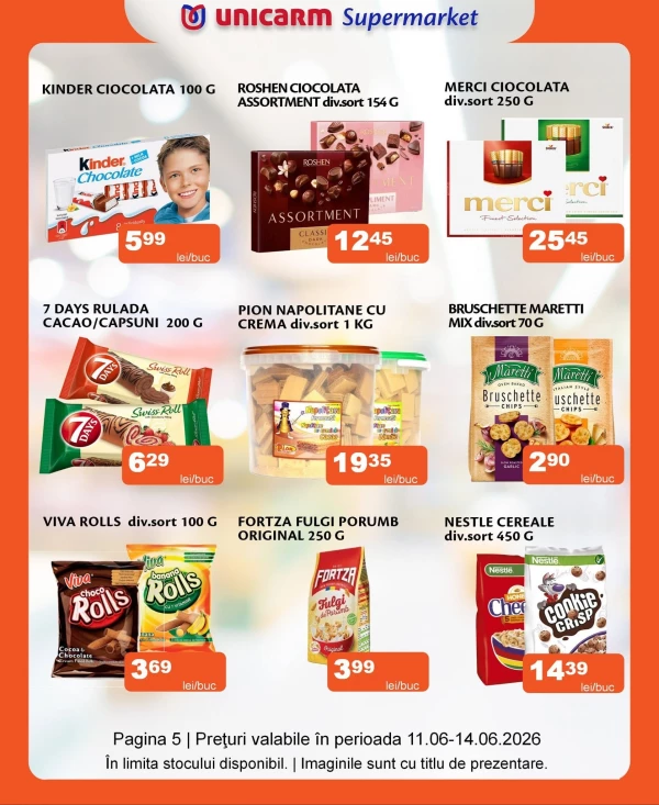 Catalog Unicarm - Catalogul cu reduceri, pagina 5: reduceri și oferte 11 - 14 iunie 2026