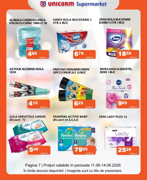 Catalog Unicarm - Catalogul cu reduceri, pagina 7: reduceri și oferte 11 - 14 iunie 2026