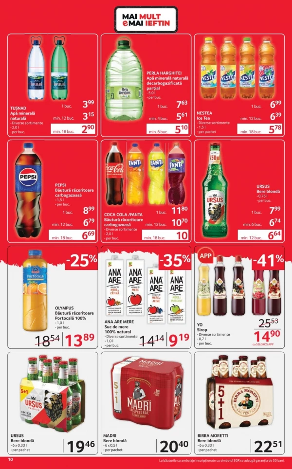 Catalog Selgros - Catalogul cu reduceri, pagina 10: reduceri și oferte 12 - 25 iunie 2026