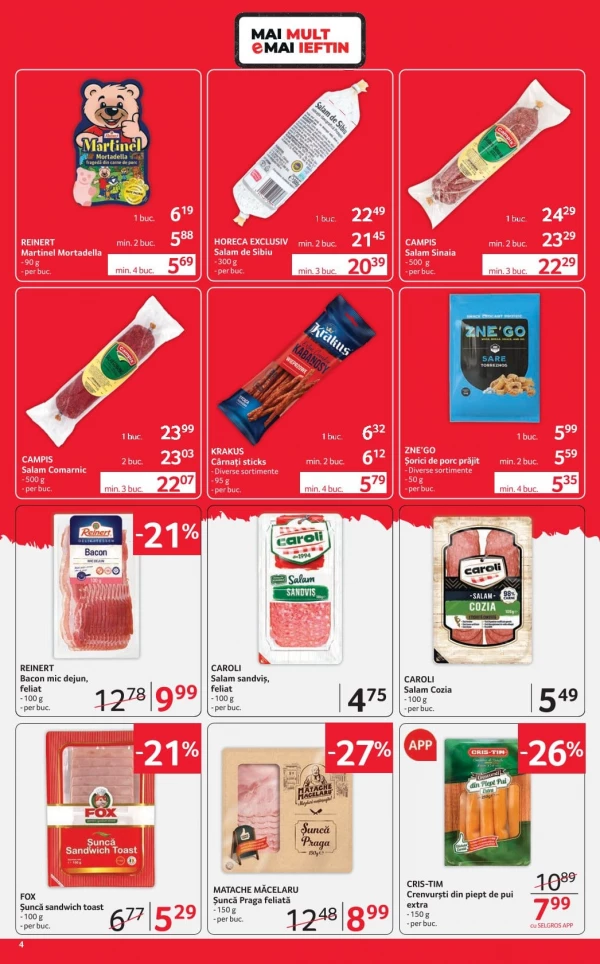 Catalog Selgros - Catalogul cu reduceri, pagina 4: reduceri și oferte 12 - 25 iunie 2026