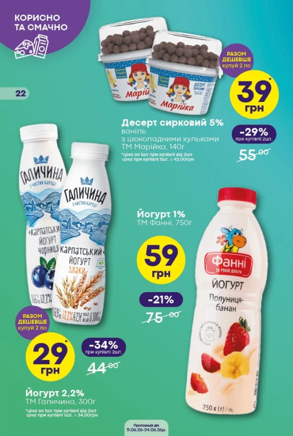 Каталог Сімі - Каталог знижок, сторінка 22: знижки та акції 11 - 24 червня 2026