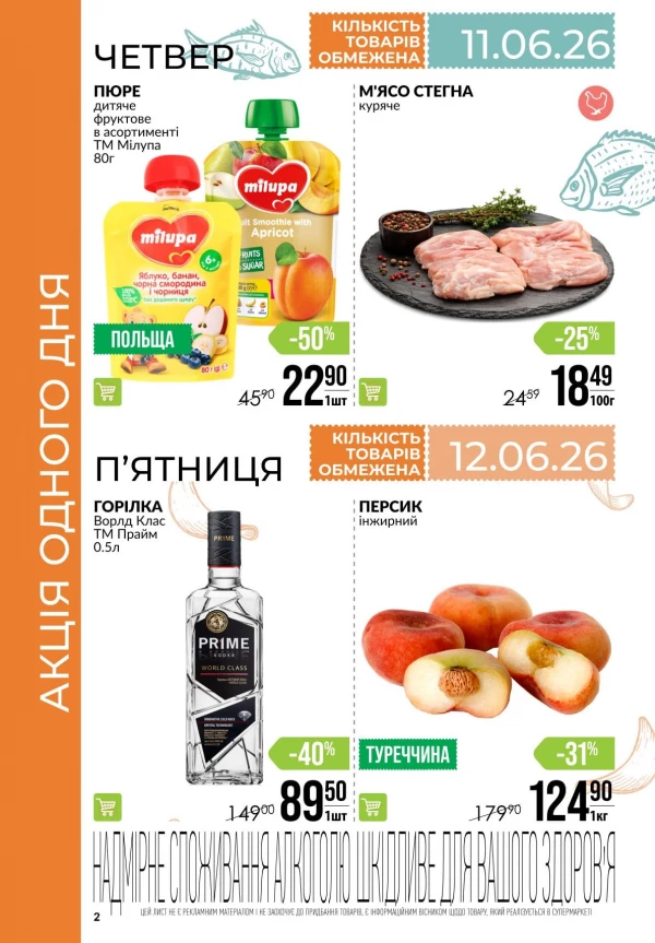 Каталог Varus - Календар знижок, сторінка 2: знижки та акції 11 - 17 червня 2026