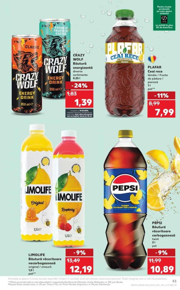 Catalog Kaufland - Catalogul cu reduceri, pagina 43: reduceri și oferte 17 - 23 iunie 2026