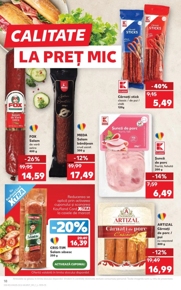 Catalog Kaufland - Catalogul cu reduceri, pagina 18: reduceri și oferte 17 - 23 iunie 2026
