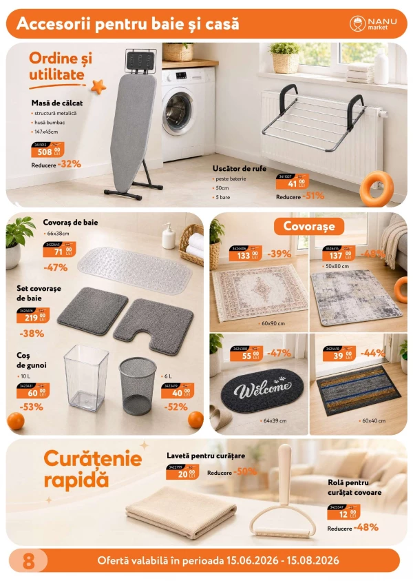 Catalog Nanu Market - Catalogul cu reduceri, pagina 8: reduceri și oferte 15 iunie - 15 august 2026