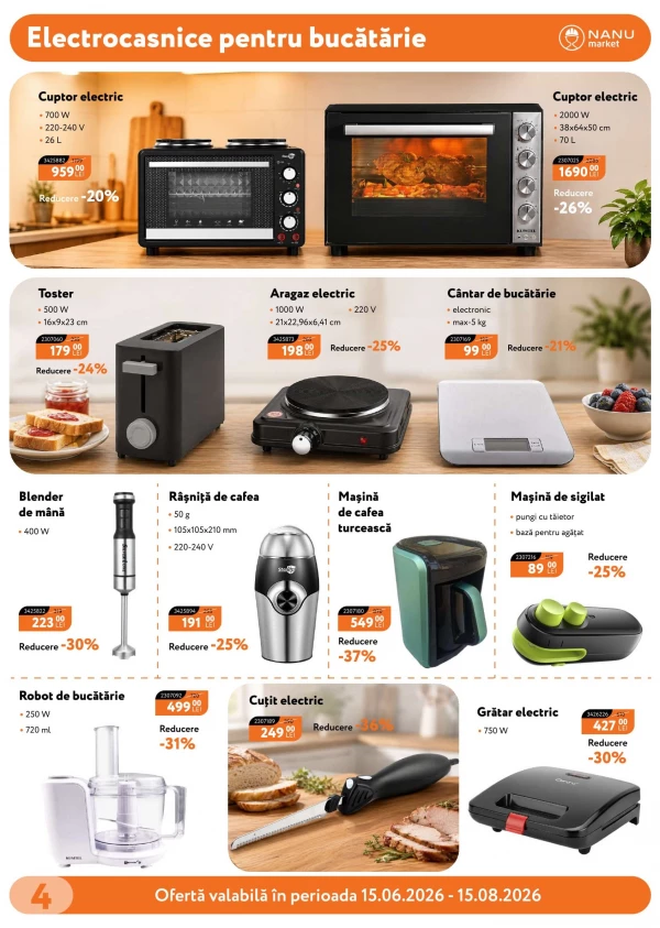 Catalog Nanu Market - Catalogul cu reduceri, pagina 4: reduceri și oferte 15 iunie - 15 august 2026