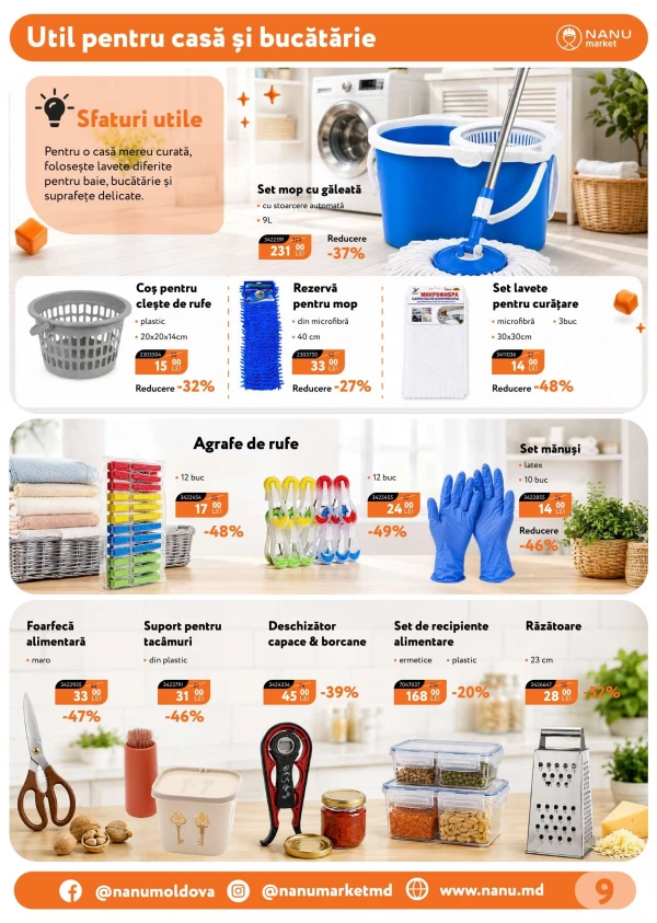 Catalog Nanu Market - Catalogul cu reduceri, pagina 9: reduceri și oferte 15 iunie - 15 august 2026