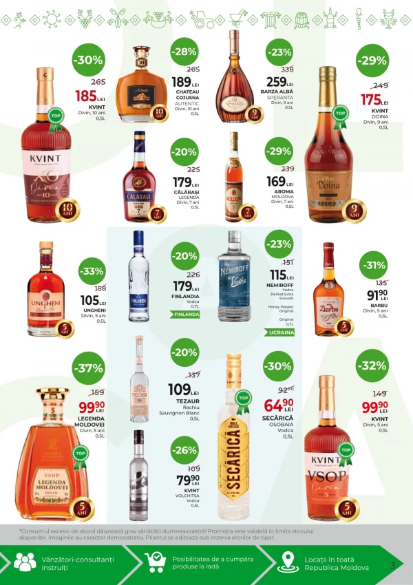 Catalog AlcoMarket - Catalogul cu reduceri, pagina 3: reduceri și oferte 18 iunie - 01 iulie 2026