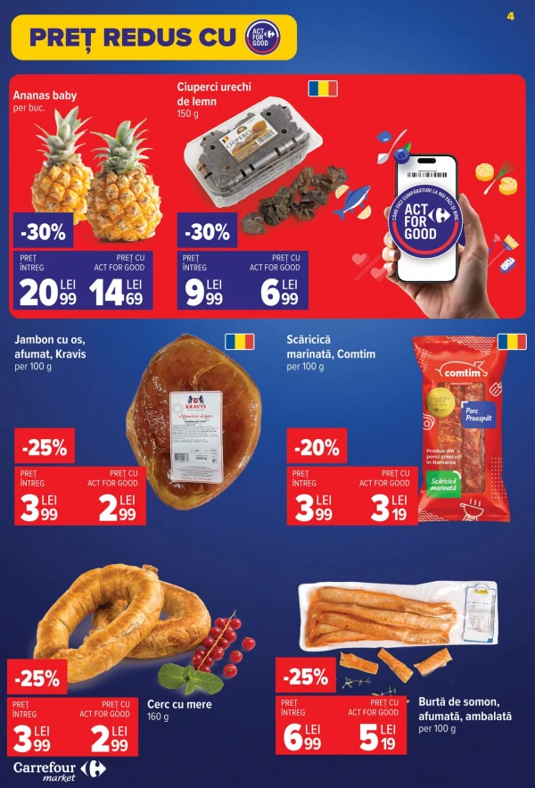 Catalog Carrefour - Catalog Carrefour Market, pagina 3: reduceri și oferte 17 - 23 iunie 2026