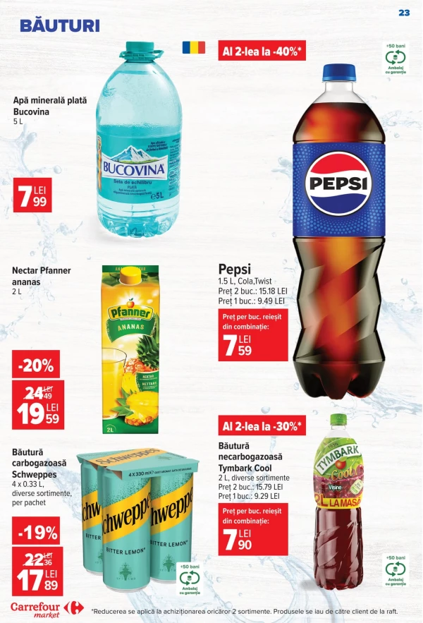 Catalog Carrefour - Catalog Carrefour Market, pagina 22: reduceri și oferte 17 - 23 iunie 2026