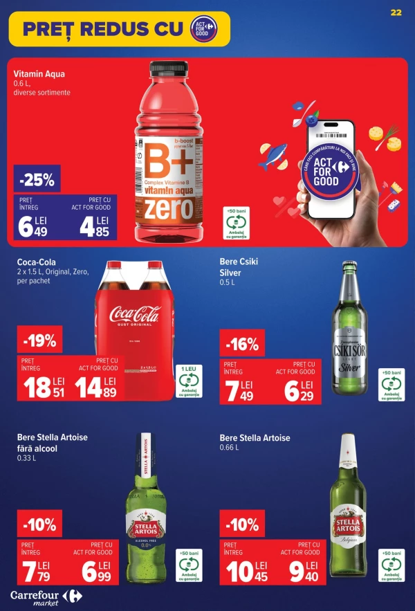 Catalog Carrefour - Catalog Carrefour Market, pagina 21: reduceri și oferte 17 - 23 iunie 2026