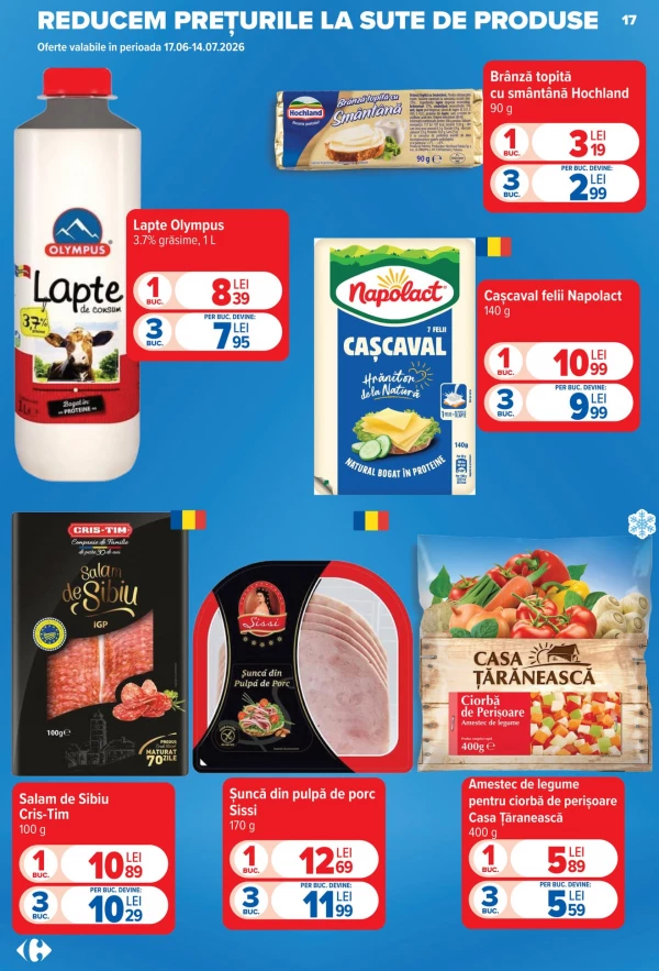 Catalog Carrefour - Catalogul cu reduceri, pagina 16: reduceri și oferte 17 - 23 iunie 2026