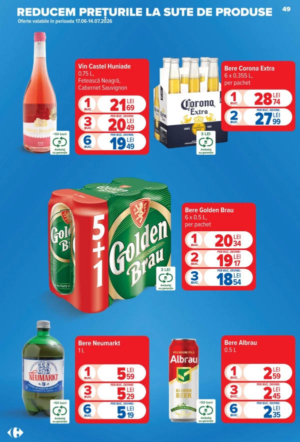 Catalog Carrefour - Catalogul cu reduceri, pagina 48: reduceri și oferte 17 - 23 iunie 2026