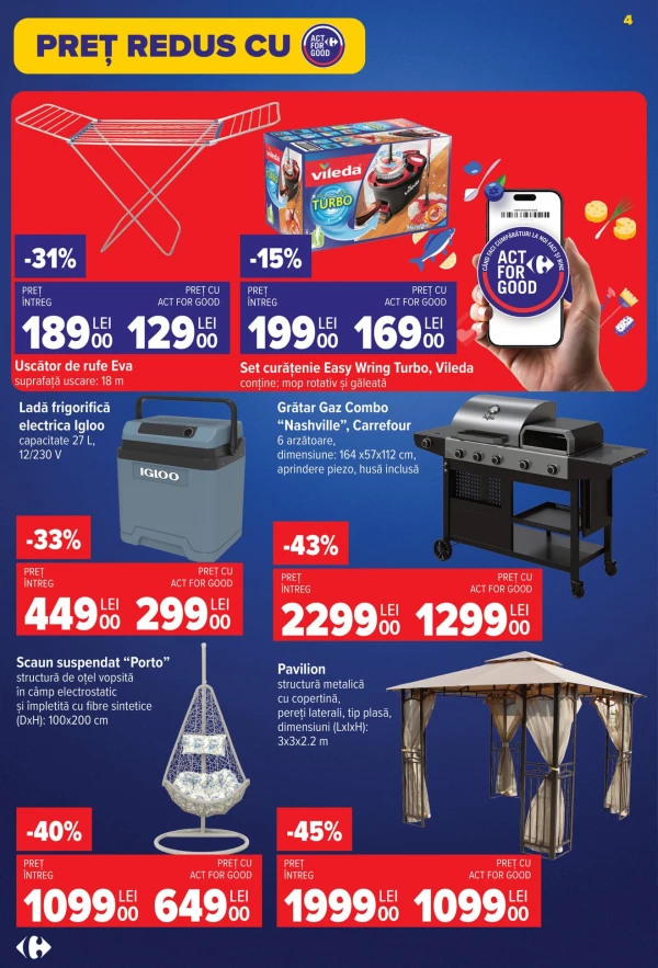 Catalog Carrefour - Catalogul cu reduceri, pagina 4: reduceri și oferte 17 - 30 iunie 2026