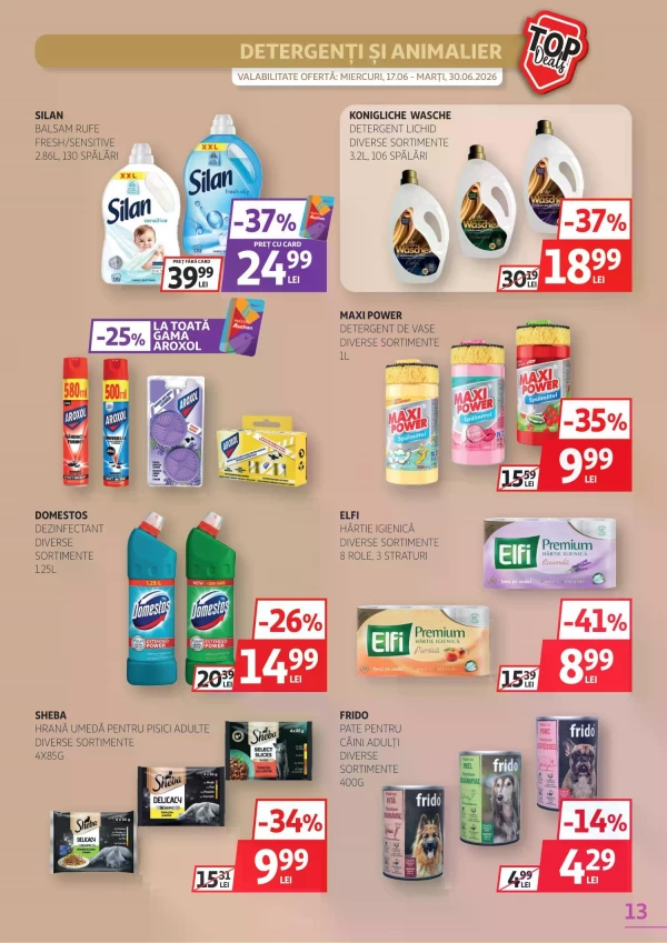 Catalog Auchan - Catalogul cu reduceri, pagina 13: reduceri și oferte 17 - 30 iunie 2026