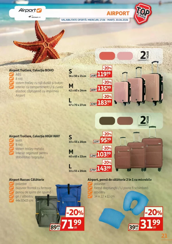 Catalog Auchan - Catalogul cu reduceri, pagina 21: reduceri și oferte 17 - 30 iunie 2026