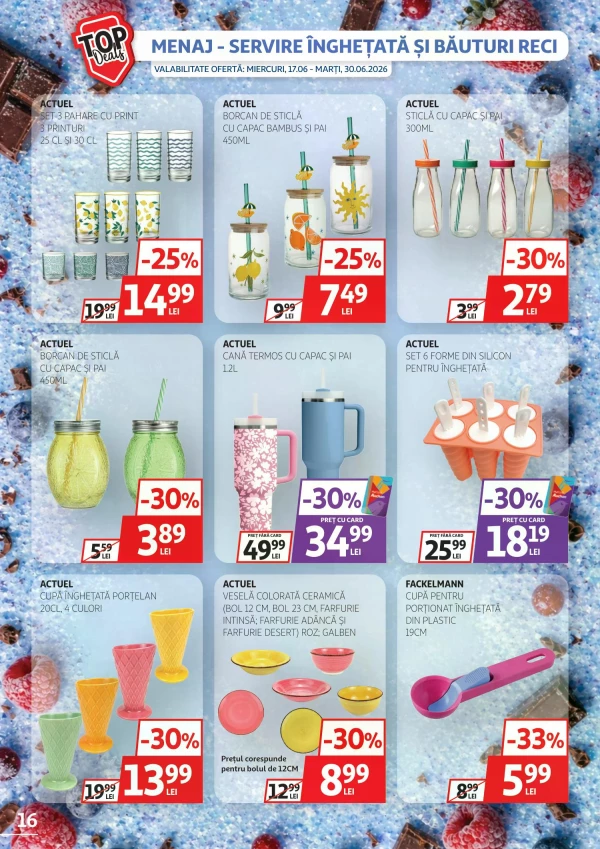 Catalog Auchan - Catalogul cu reduceri, pagina 16: reduceri și oferte 17 - 30 iunie 2026
