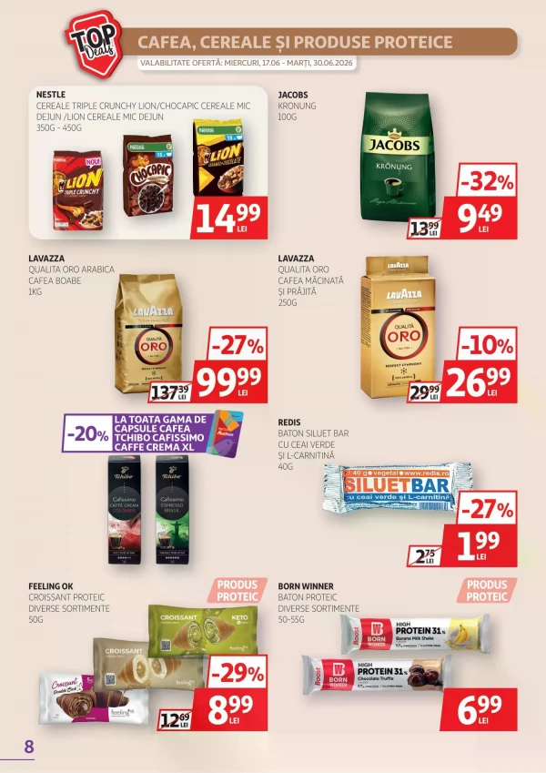 Catalog Auchan - Catalogul cu reduceri, pagina 8: reduceri și oferte 17 - 30 iunie 2026