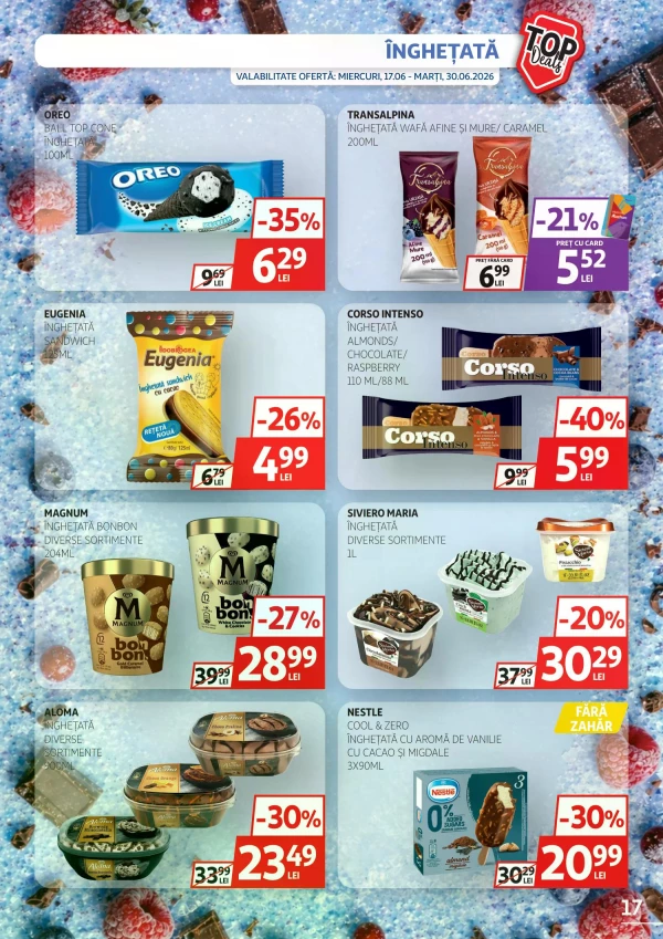 Catalog Auchan - Catalogul cu reduceri, pagina 17: reduceri și oferte 17 - 30 iunie 2026