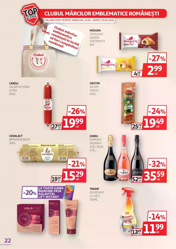 Catalog Auchan - Catalogul cu reduceri, pagina 22: reduceri și oferte 17 - 30 iunie 2026