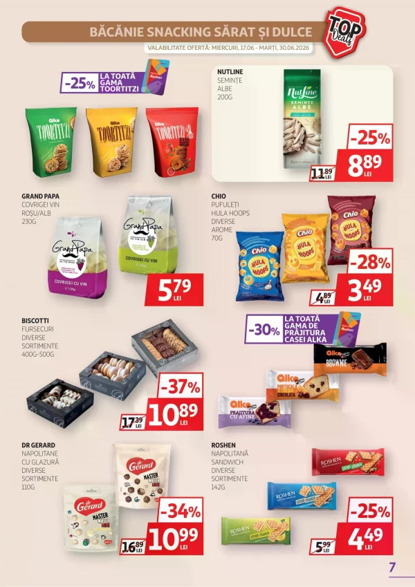Catalog Auchan - Catalogul cu reduceri, pagina 7: reduceri și oferte 17 - 30 iunie 2026