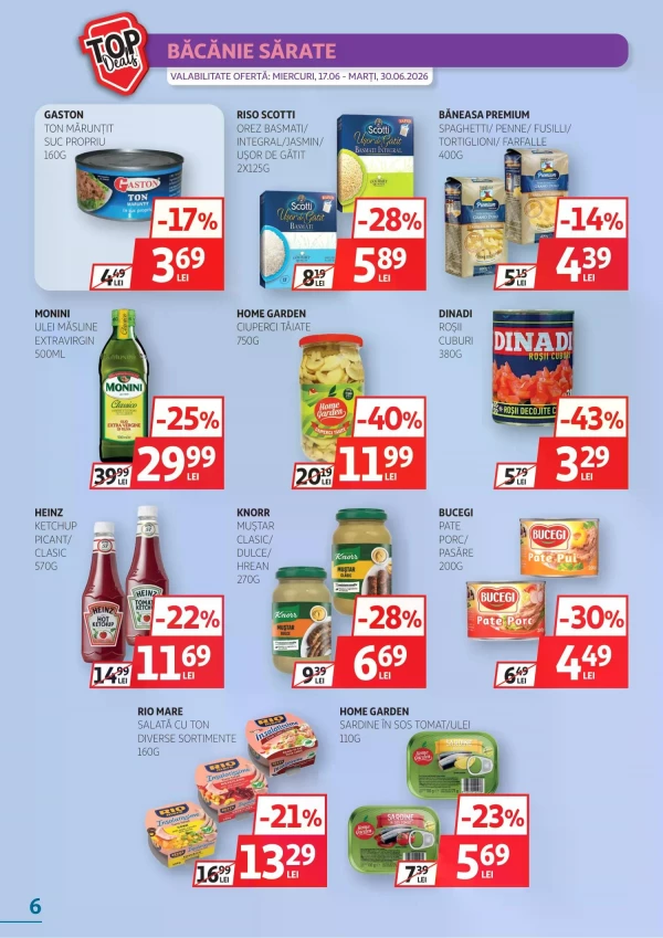 Catalog Auchan - Catalogul cu reduceri, pagina 6: reduceri și oferte 17 - 30 iunie 2026