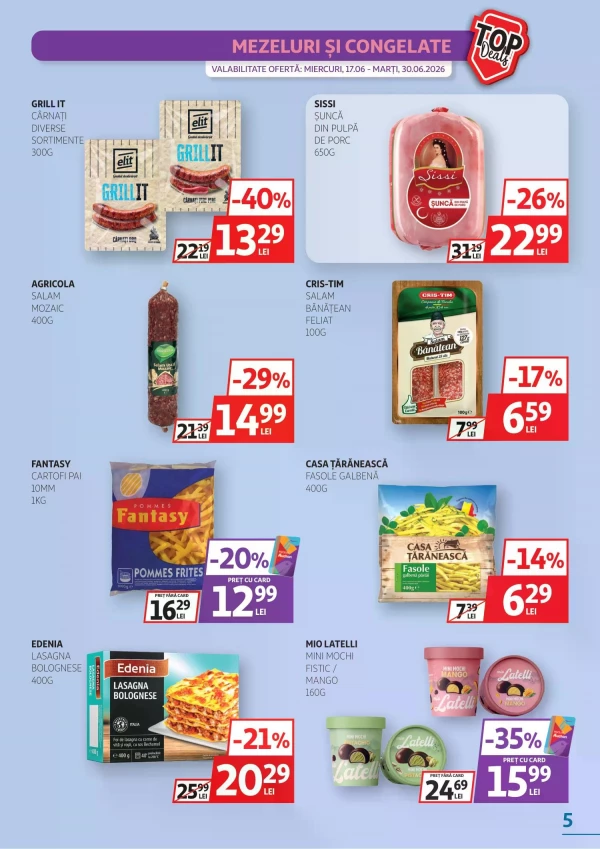 Catalog Auchan - Catalogul cu reduceri, pagina 5: reduceri și oferte 17 - 30 iunie 2026