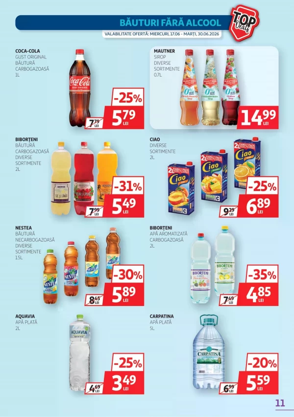 Catalog Auchan - Catalogul cu reduceri, pagina 11: reduceri și oferte 17 - 30 iunie 2026