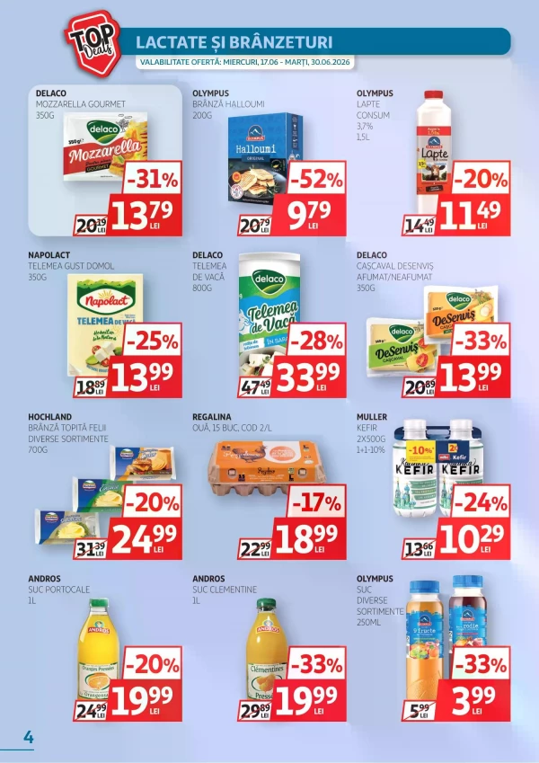 Catalog Auchan - Catalogul cu reduceri, pagina 4: reduceri și oferte 17 - 30 iunie 2026