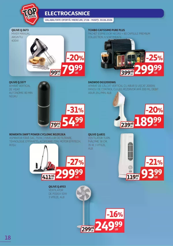 Catalog Auchan - Catalogul cu reduceri, pagina 18: reduceri și oferte 17 - 30 iunie 2026