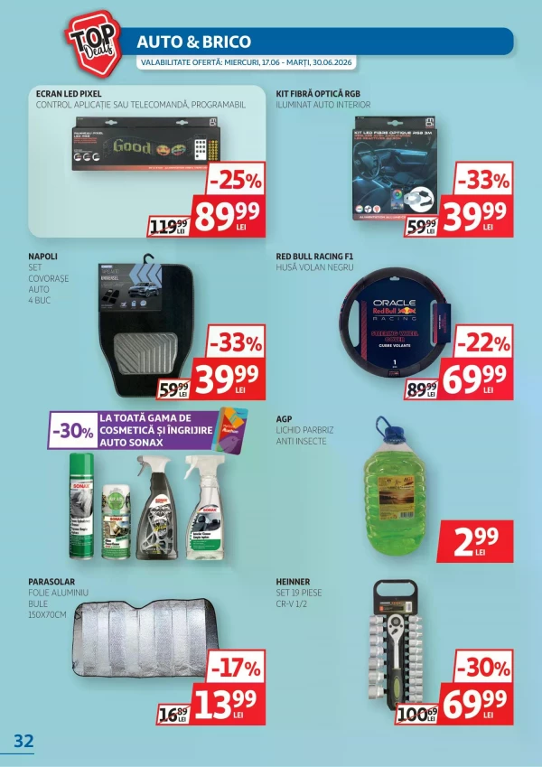 Catalog Auchan - Catalogul cu reduceri, pagina 32: reduceri și oferte 17 - 30 iunie 2026