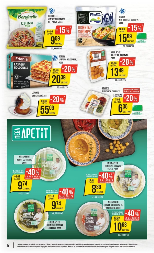 Catalog Mega Image - Catalogul cu reduceri, pagina 12: reduceri și oferte 18 - 24 iunie 2026