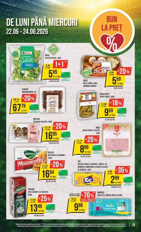 Catalog Mega Image - Catalogul cu reduceri, pagina 23: reduceri și oferte 18 - 24 iunie 2026