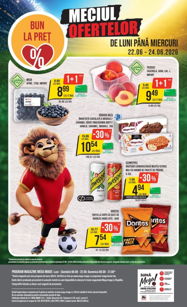 Catalog Mega Image - Catalogul cu reduceri, pagina 24: reduceri și oferte 18 - 24 iunie 2026