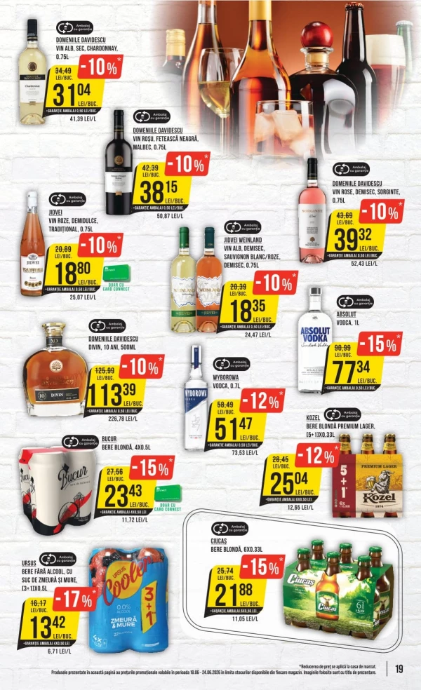 Catalog Mega Image - Catalogul cu reduceri, pagina 19: reduceri și oferte 18 - 24 iunie 2026