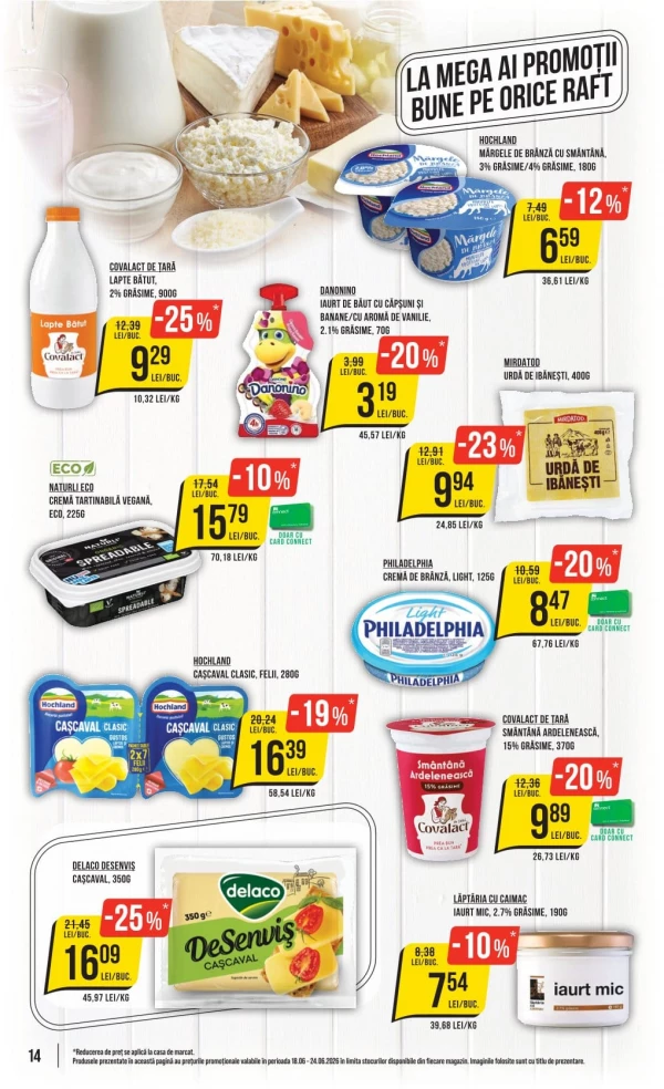 Catalog Mega Image - Catalogul cu reduceri, pagina 14: reduceri și oferte 18 - 24 iunie 2026