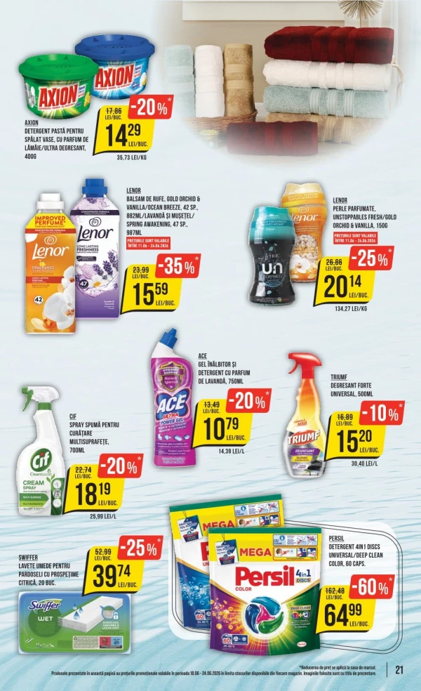 Catalog Mega Image - Catalogul cu reduceri, pagina 21: reduceri și oferte 18 - 24 iunie 2026