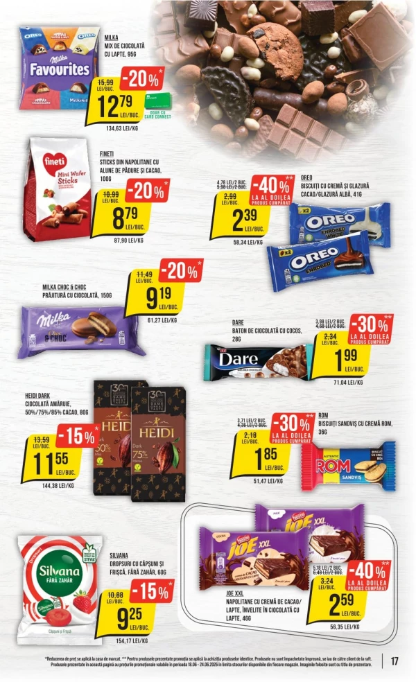 Catalog Mega Image - Catalogul cu reduceri, pagina 17: reduceri și oferte 18 - 24 iunie 2026