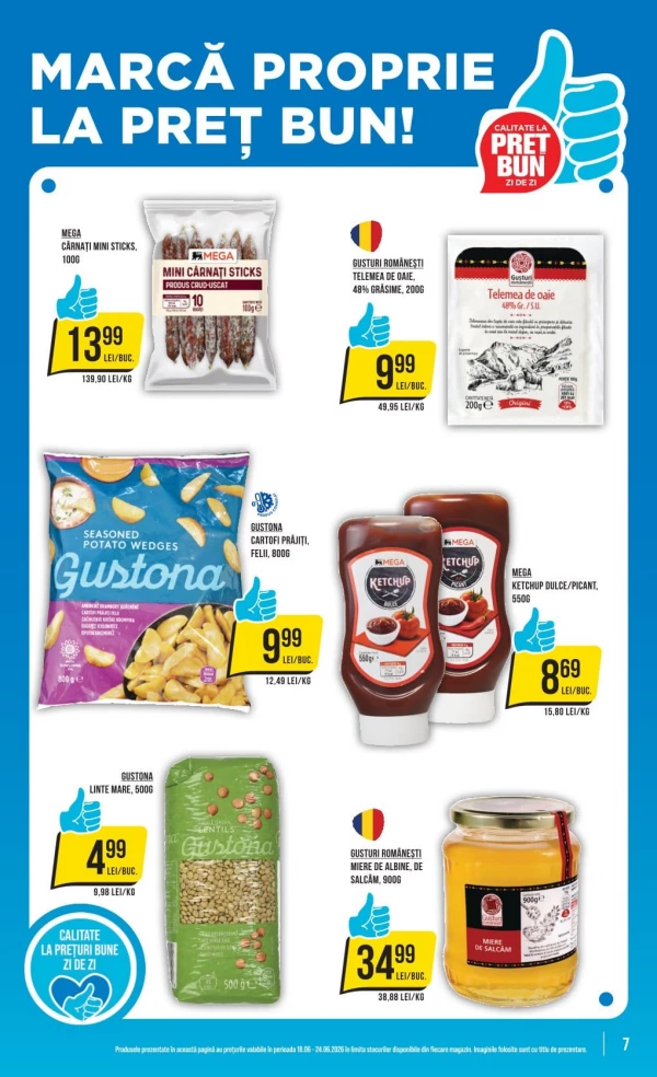 Catalog Mega Image - Catalogul cu reduceri, pagina 7: reduceri și oferte 18 - 24 iunie 2026